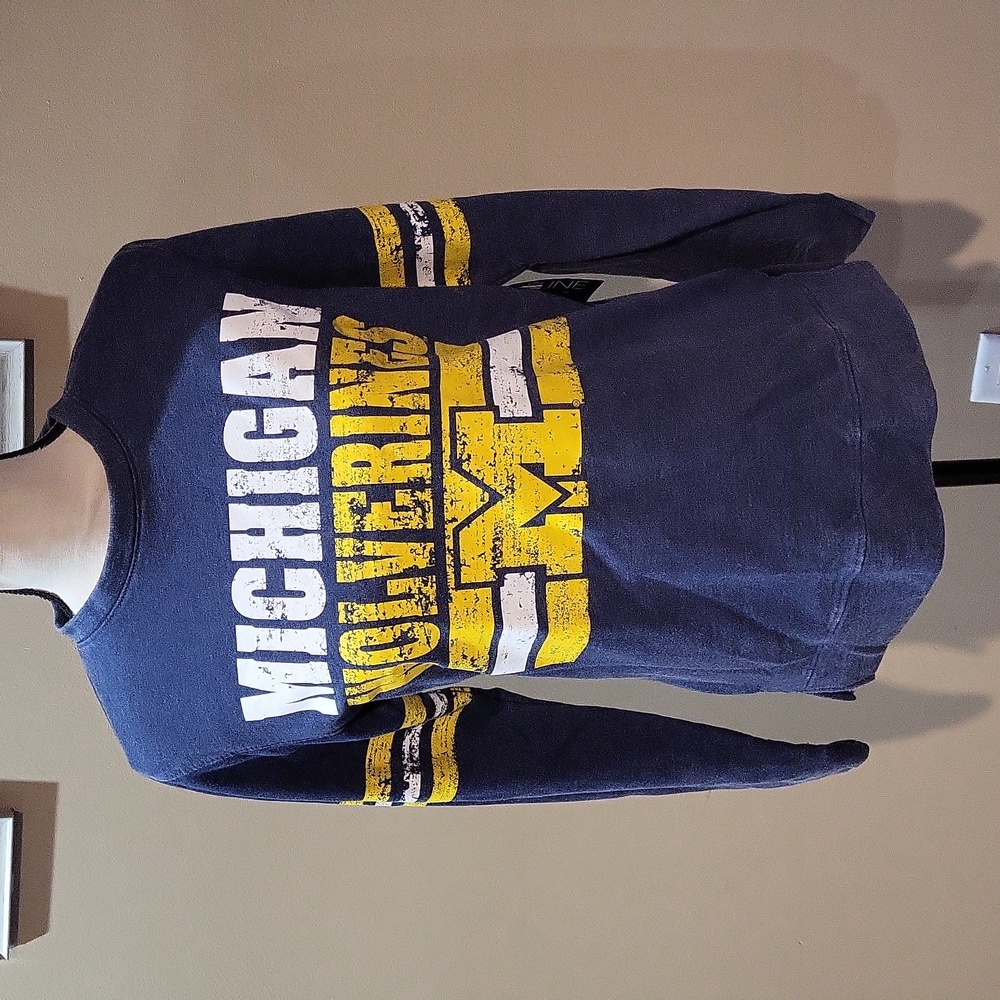 Michigan Wolverines Navy Sweatshirt